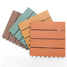 wpc outdoor interlocking composite deck tiles